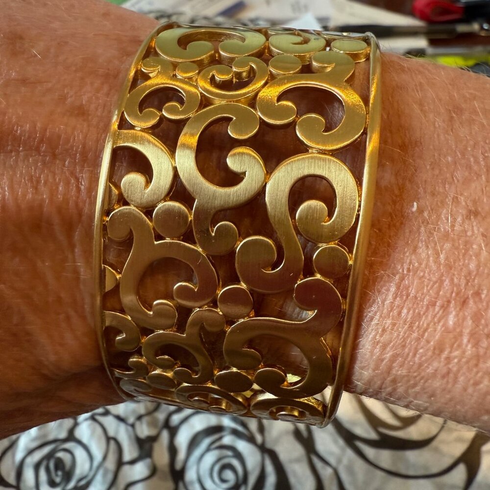 Brighton Contempo Wide Cuff Gold